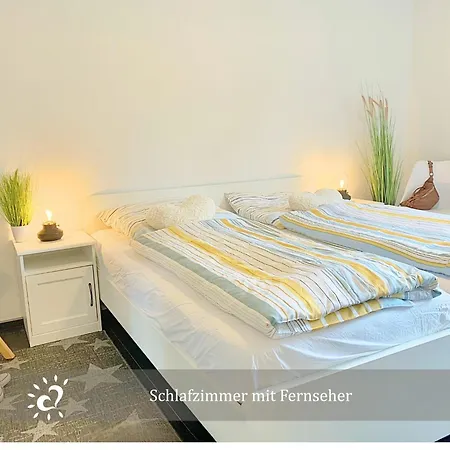 Nordstern Mit Sauna Und Whirlpool דירה Geestland